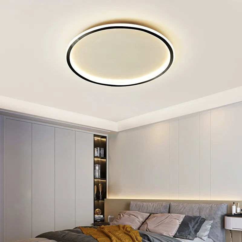 Modern LED Ceiling Light Living Room Bedroom Balcony Aisle Ceiling Lamps Ultra Thin Circular Shape Dimmable with remote control