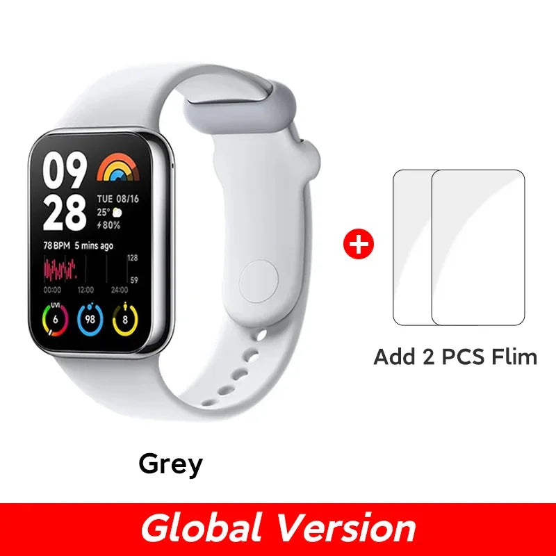 Xiaomi Mi Band 8 Pro Global Version Smart Wristband1.74&quot; Color Square AMOLED GNSS Blood Oxygen Heart Rate Monitor Bluetooth 5.3