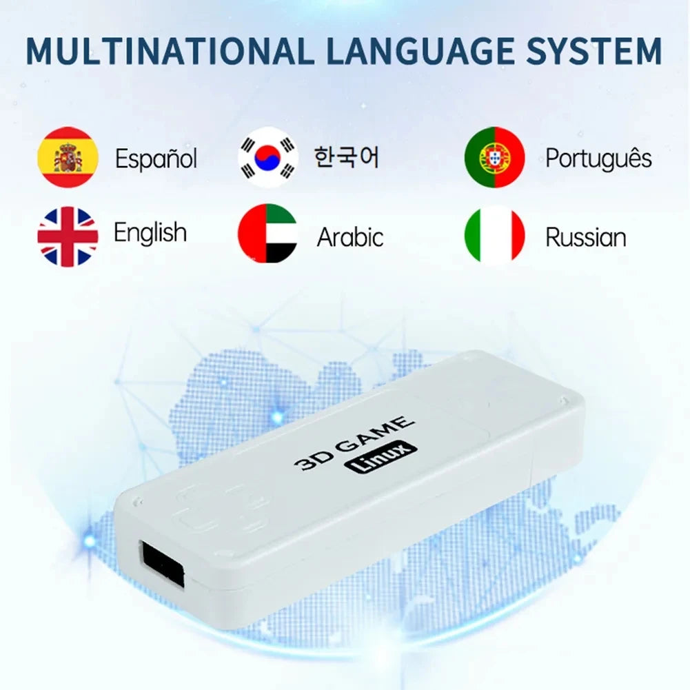 BOYHOM Y6 Retro Game Console 4K 60fps HDMI Output Low Latency GD10 TV Game Stick Dual Handle Portable Home Game Console for GBA