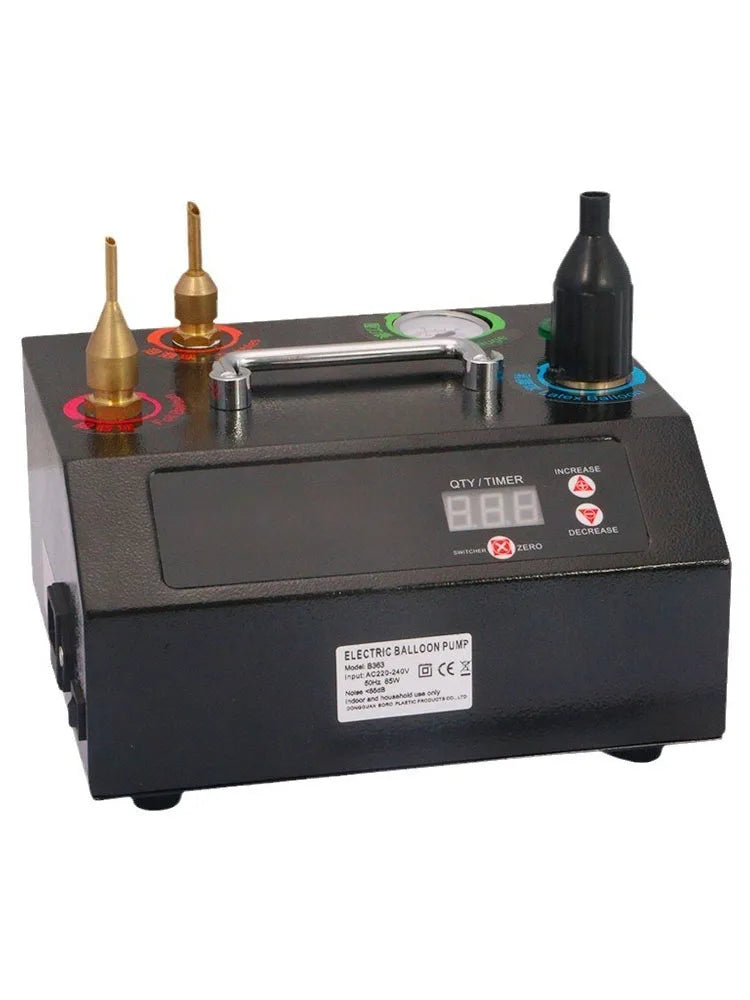 Electric Balloon Inflator Pump Machine Helium Automatic Balloon Blowing Machine Foot Step Type Helium Air Pump B363