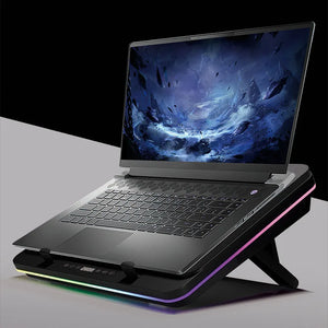 IETS GT600 Gaming Laptop Cooling Stand, for 14", 16", 18" to 19" Notebooks, 5.5-inch Turbofan, 7-level Adjustable Heights