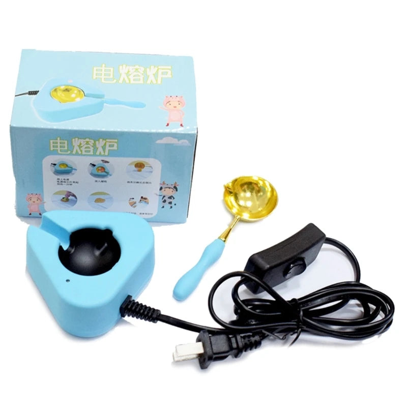 Mini Electric Sealing Wax Furnace Wax Melts Warmer Stove Pot Sealing Wax Sticks