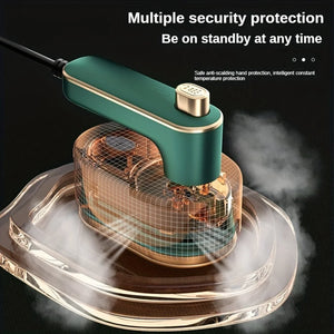 Mini Garment Steamer Steam Iron Handheld Portable Home Travelling for Clothes Ironing Wet Dry Ironing Machine - Stereotech