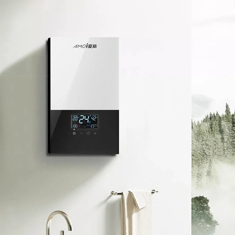 The new thermostatic electric water heater instantaneous household bathroom small rental room shower bath Goddess