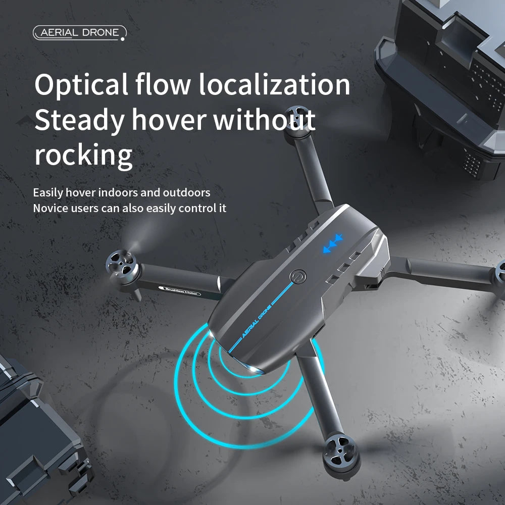 The New E99MAX Brushless Drone Optical Flow Dual HD Aerial Photography Quadcopter Professional rRemote Control Aircraft Toy Boy - Stereotech