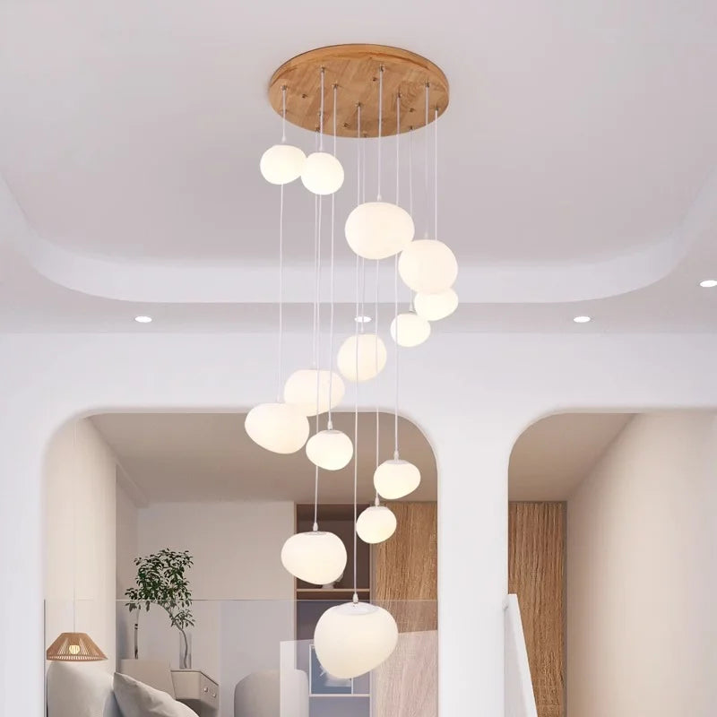 Modern stair chandelier Pendant lights indoor lighting Ceiling lamp hanging light led Chandeliers for living room indoor lightin