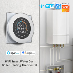 Tuya Wifi Thermostat Electric Floor Water/Gas Boiler Heating LCD Digital Touch Temperature Control Smart Life Google Home Alexa