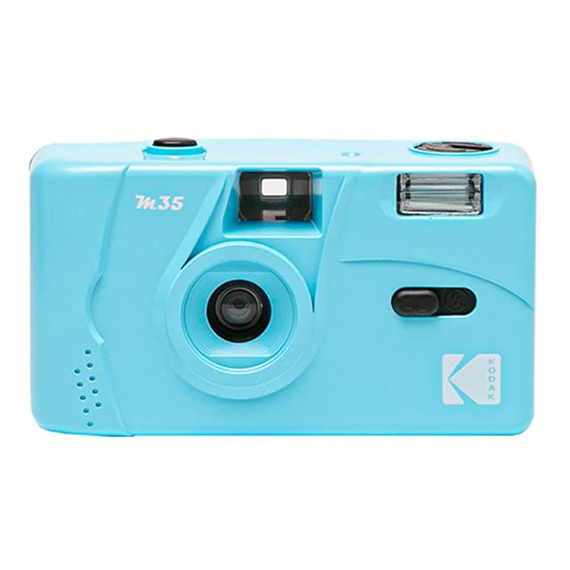 Kodak M35 Retro 135 35mm Reusable Film Camera Yellow/Classic Blue/Flame Scarlet with Flash Function Reusable Film Camera