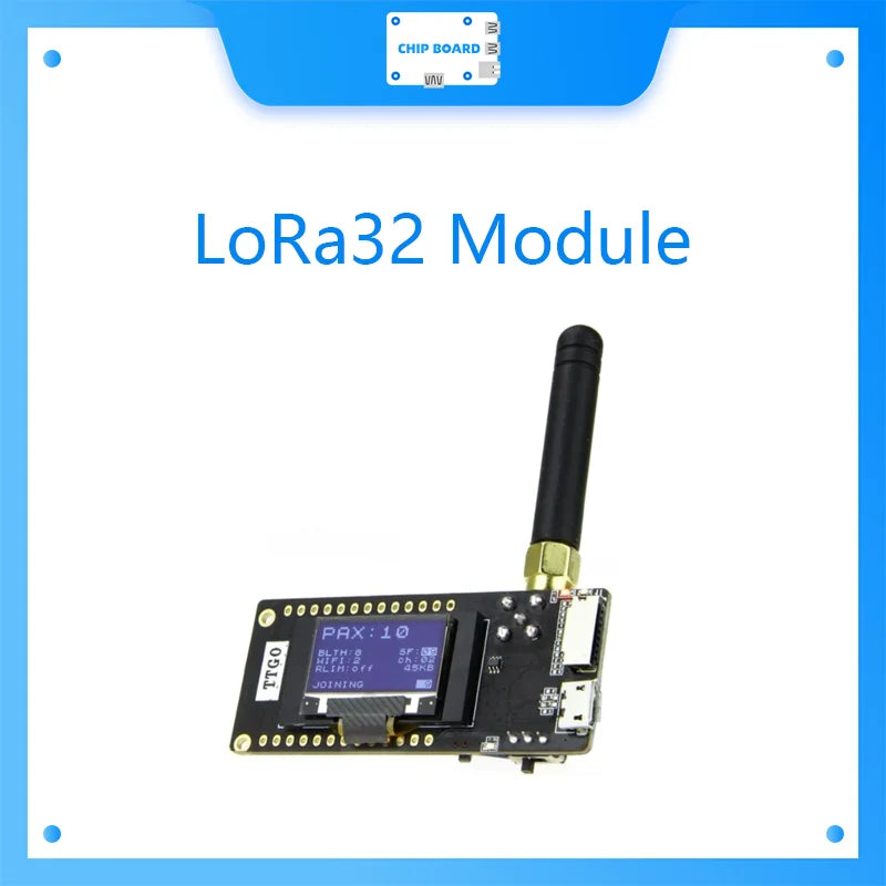 LoRa32 V2.1_1.6 Version 433/868/915Mhz ESP32 LoRa OLED 0.96 Inch SD Card Bluetooth WIFI Wireless Module ESP-32 SMA