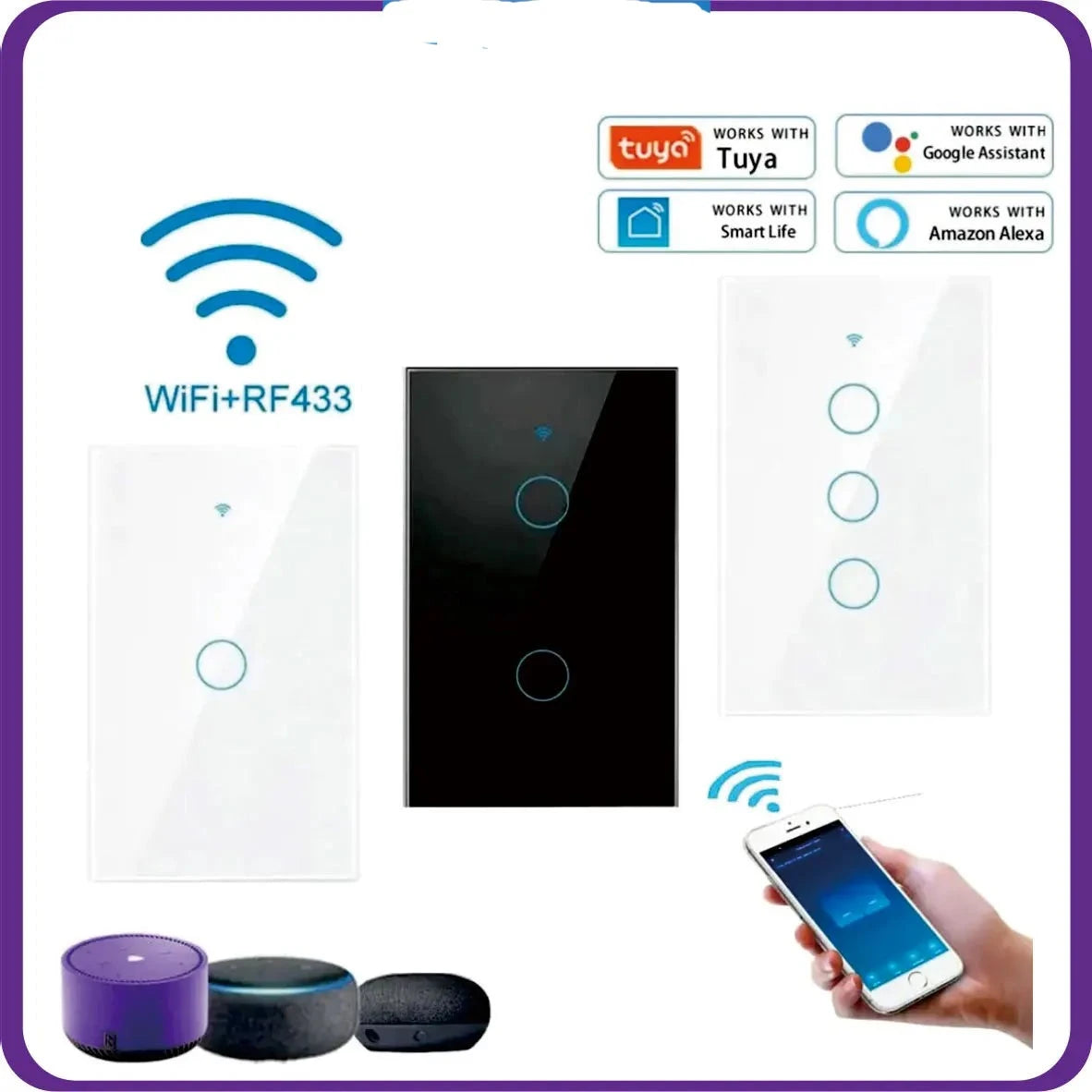 Tuya Smart Life WiFi Touch Sensor Switch - Stereotech