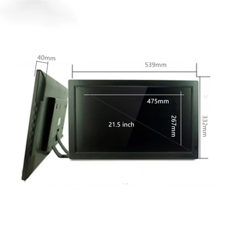 High Definition IPS Screen 22 Inch Digital Photo Frame with Internal Memory Video Player
