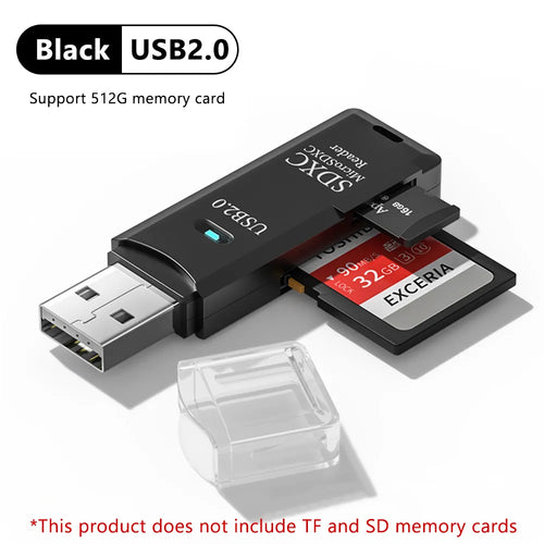 2 IN 1 USB 3.0 Micro Card Reader - Stereotech