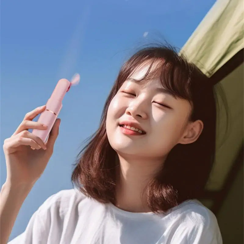 Mini Hand-held Small Fan Usb Power Outdoor Pocket Silent Handheld Portable Fan Usb Charging Fan - Stereotech