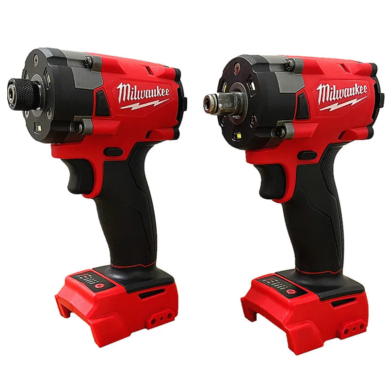 Compatible For Milwaukee 18V Battery Electric Cordless Wrench Brushless Screwdriver Impact Drill Power Tools Car Truck Repair