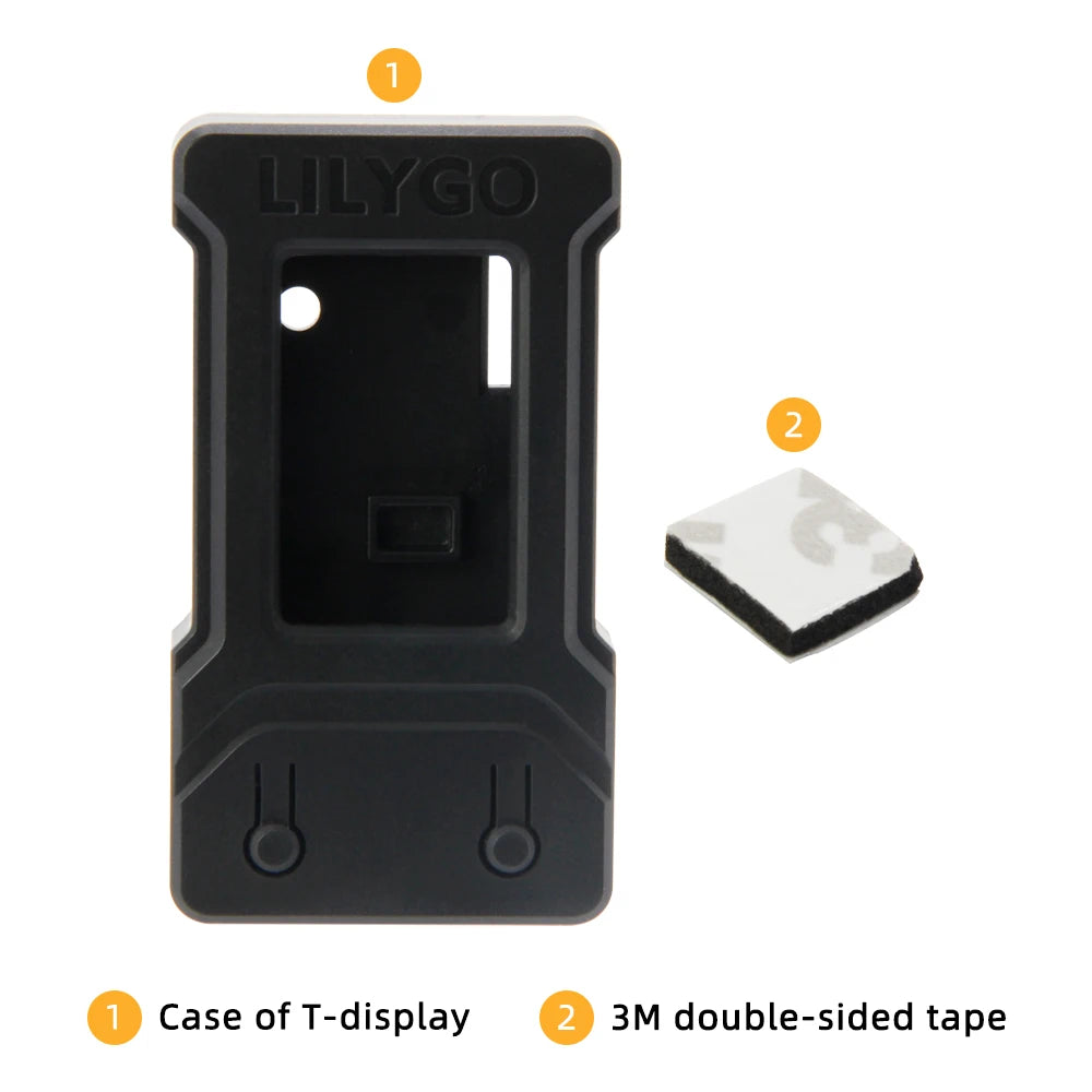 LILYGO® T-Display Shell ABS Accessories For T-Display T-PicoC3 T-Display RP2040 1.14 Inch LCD Control Board ESP32 Display