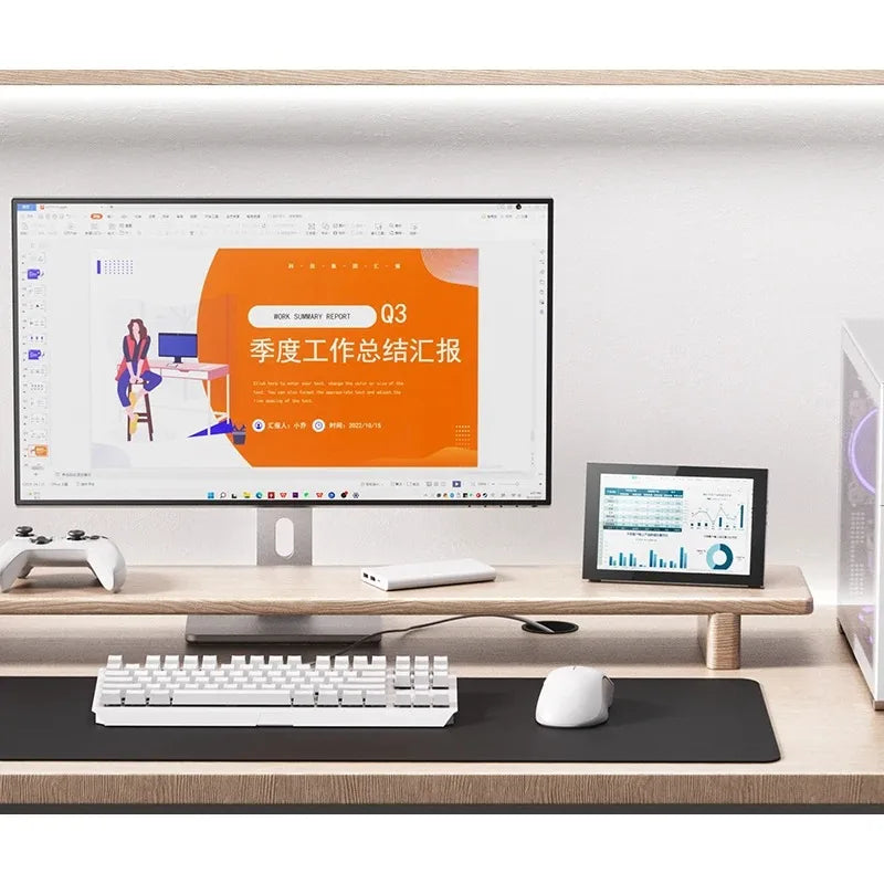 JONSBO DS8 Display D31 D41 Pinecone Case Sub-Screen Dynamic Wallpaper Piece Monitoring Information 8 Inches LCD HD 16:10 Screen