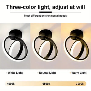 Small Aisle Ceiling Lamp Square LED Ceiling Light Acrylic Modern LED Surface Lighting Fixture Home Hallway Balcony Office Lustre