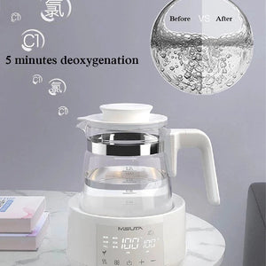 1200ML Infant Thermostatic Milk Regulator Baby Kettle Keep Warm 24 Hours Hot Water Smart Insulation Pot Milk Powder Warmer