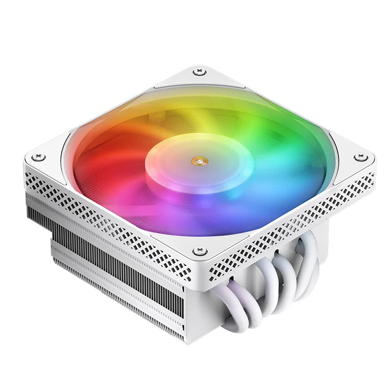 JONSBO HX6200D White/Black CPU Cooler Downward Pressure 6 Heat Pipe ARGB Air-Cooled Radiator For LGA1700 115X 1200 AM4