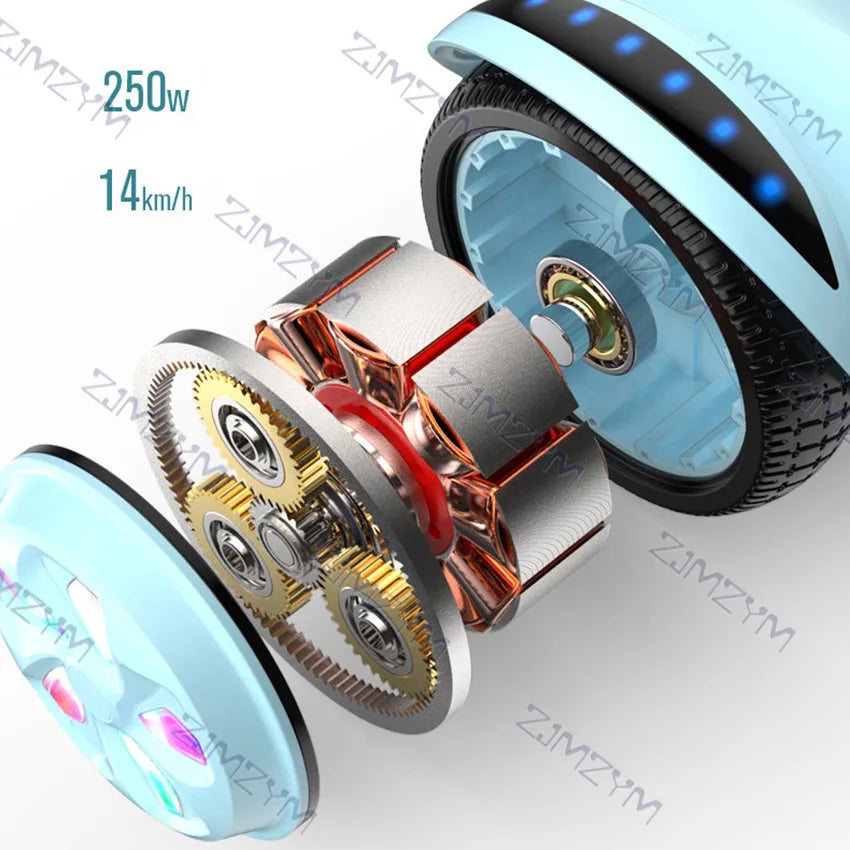6.5 Inch Children Smart Balance Wheel Hoverboard Skateboard Self-Balancing Electric Scooter 2 Wheel Standing Scooter Hover Board