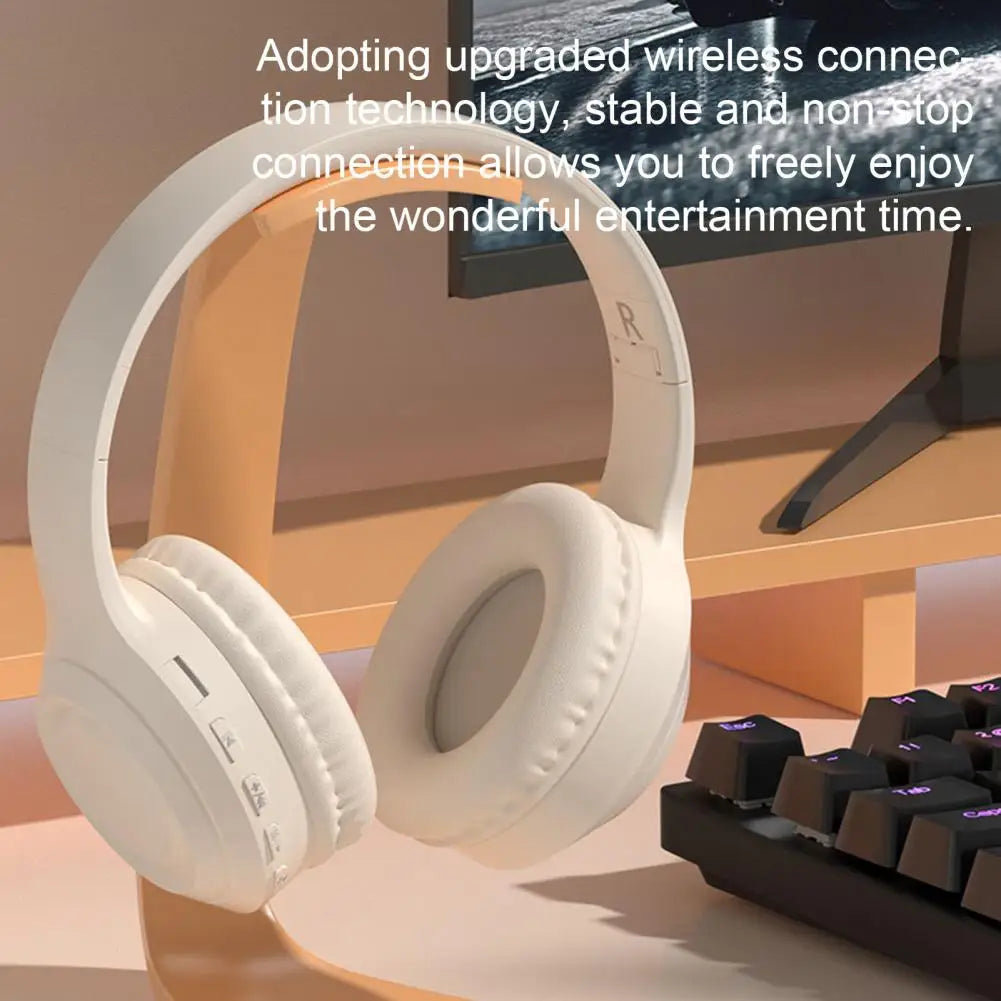 Noise-cancelling Stereo Headset High-resolution Gaming Headphones High-fidelity Wireless Gaming Headset with Long for Music - Stereotech