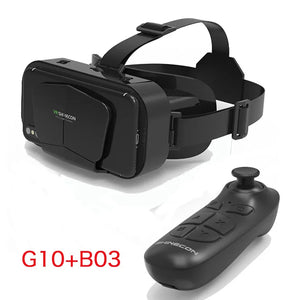 G10 VR Glasses VR Smart Glasses Headset Smart Glasses Helmet Video Game Binoculars For 5-7 Inches Smartphone VR Helmet