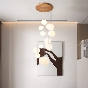 Modern stair chandelier Pendant lights indoor lighting Ceiling lamp hanging light led Chandeliers for living room indoor lightin