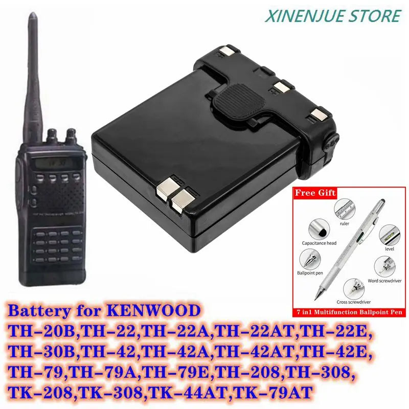 Two-Way Radio Battery PB-32/33/34 for KENWOOD TH-22/22A/22AT/22E/20B/30B/42/42A/42AT/42E/79/79A/79E/208/308,TK-208/308/44AT/79AT