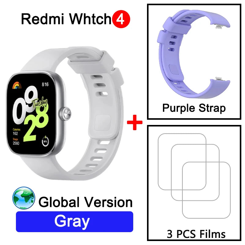 Global Version Redmi Watch 4 Ultra Large 1.97&#39;&#39; AMOLED Display GPS GNSS Smartwatch Bluetooth Phone Call Smart Sleep Monitoring