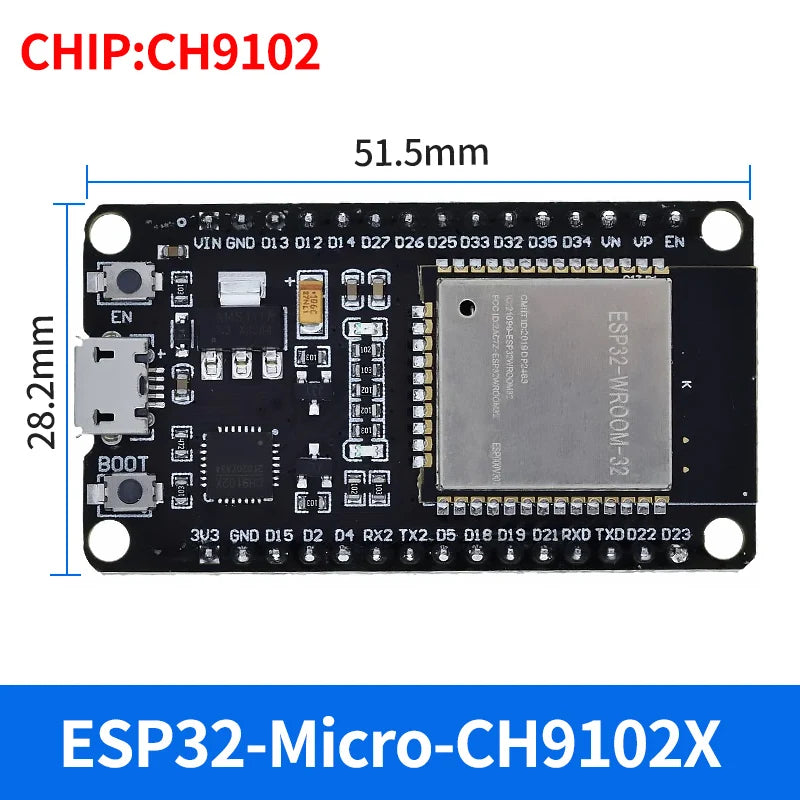 ESP32 Development Board WiFi+Bluetooth Ultra-Low Power Consumption Dual Core ESP-32S ESP32-WROOM-32D ESP32-WROOM-32U ESP 32