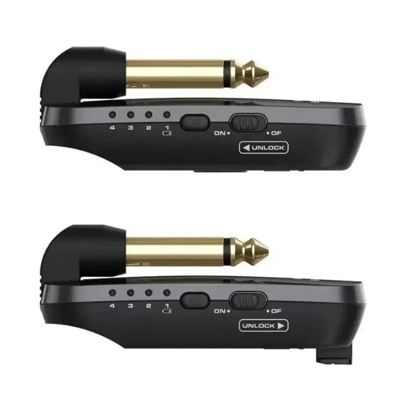 NUX B-2 Plus Wireless Transmitter Wireless Guitar Transmitter 2.4GHz Microphone 60ft Line Of Sight