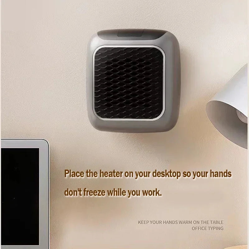 Portable Mini Heater for Home Bedroom Office Remote Control Electric Heater Low Consumption Vertical Heating Fans Warmer Machine