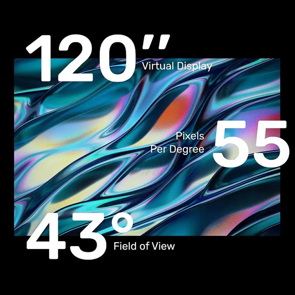 Rokid Air 3D Foldable VR Smart AR Glasses 120&quot; Screen 1080P OLED Dual Display 43°FoV 55PPD Home Game Viewing Device Glasses