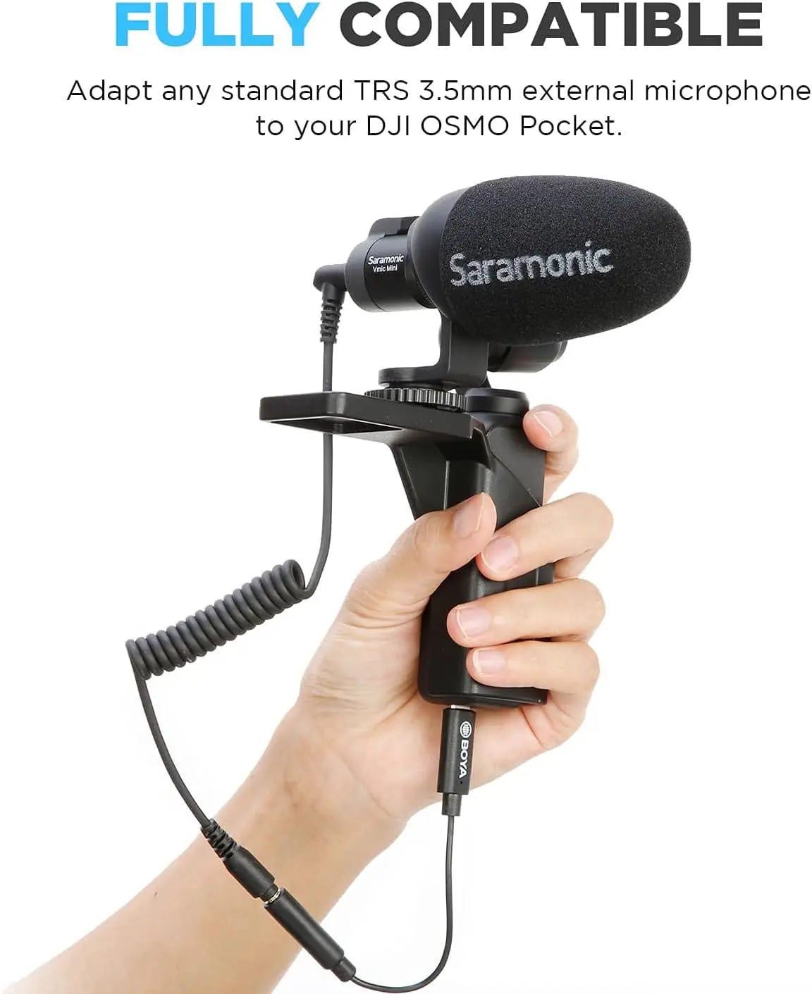 BOYA BY-K6 3.5mm TRS (Female) to Type-c (Male) Audio Adapter Cable for DJI OSMO™ Pocket Only