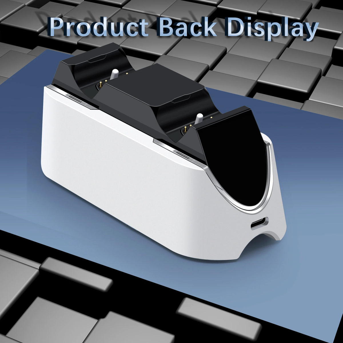 Dual Fast Charger for Playstation 5 Controller Charger Station Charging Cradle Dock Station With LED Indicator for PS5 Gamepads