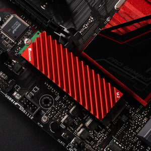 JONSBO M.2 SSD NVMe Heat Sink 2280 Solid State Hard Disk Aluminum Heatsink with Thermal Pad PC Accessories