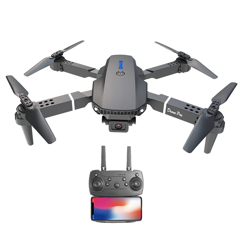 Toys For Boys Girls E88 Pro Mini RC Drone E88Pro Dron 480P Dual Camera 2.4G Wifi Cheap Quadcopter Remote Control Helicopter Stereotech