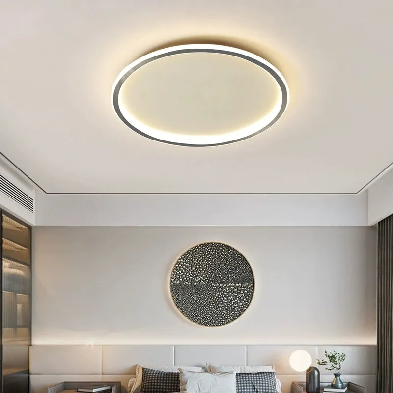Modern LED Ceiling Light Living Room Bedroom Balcony Aisle Ceiling Lamps Ultra Thin Circular Shape Dimmable with remote control