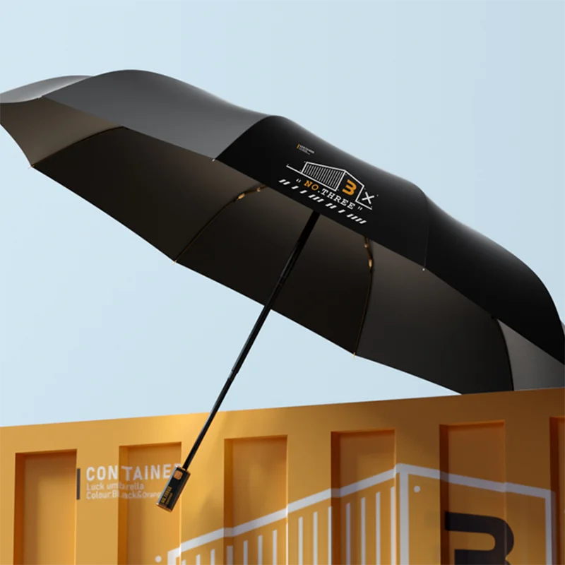 Strong Anti-storm Automatic Umbrella Cool Male Reinforced Car Women Windproof Folding Umbrella Sun Guarda Sol Parasol