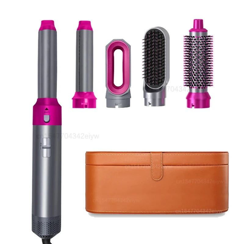 New 5 In 1 Hair Dryer Professional High-Speed Curling lron Hot Air Comb Set For Dyson Airwrap Straightener Styling Tool