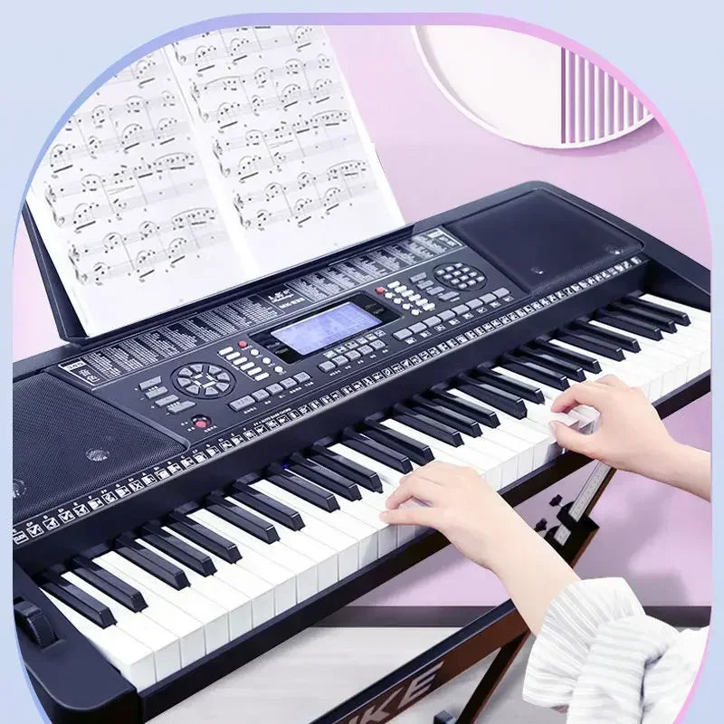 Professional Piano Keyboard Music Synthesizer Children Piano Digital Midi Controller 61 Keyssintetizador Musical Instruments