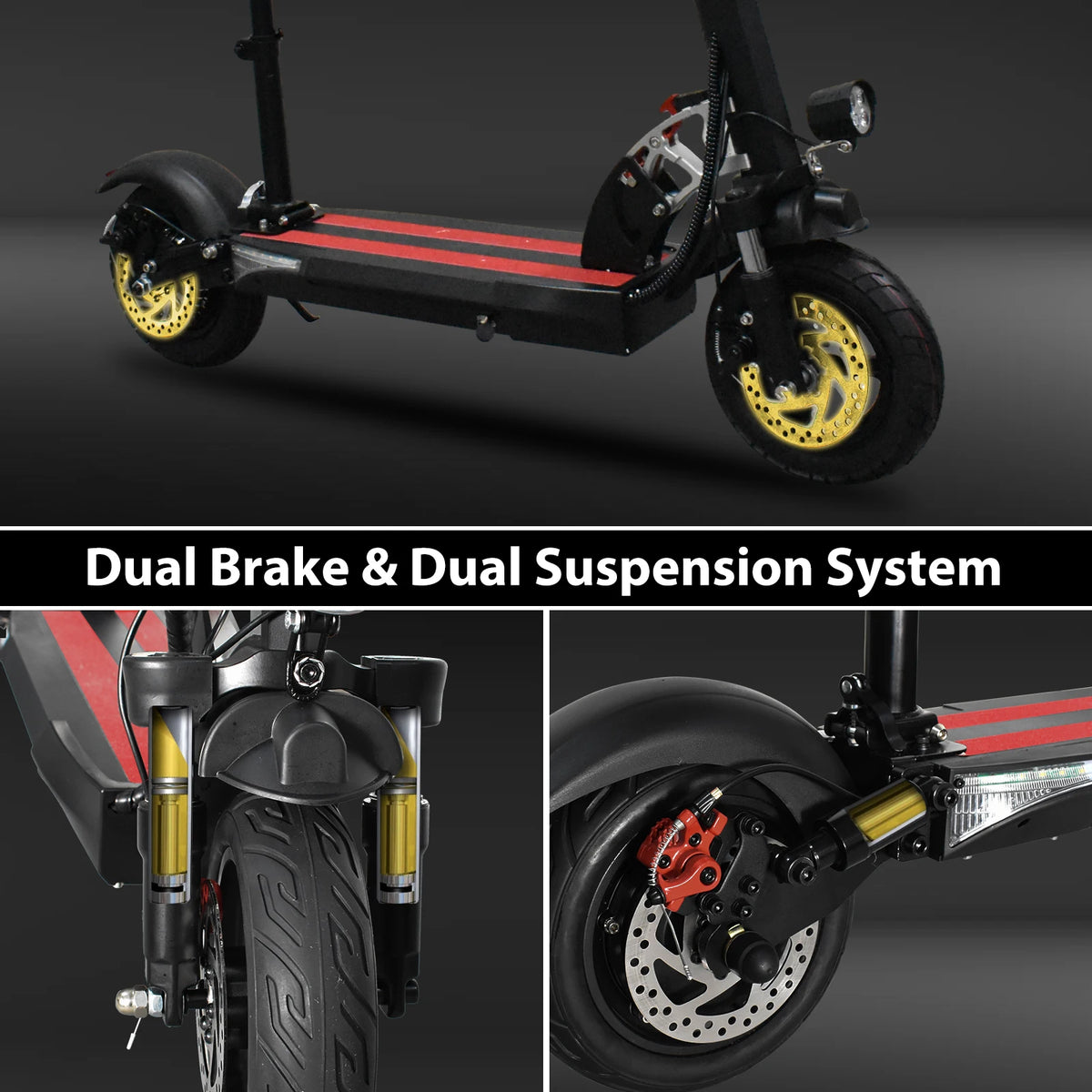 800W Motor Electric Scooter for Adults 48V 15AH,28MPH Folding Commute Elorbing electric scooter,Up to 31 Miles Range