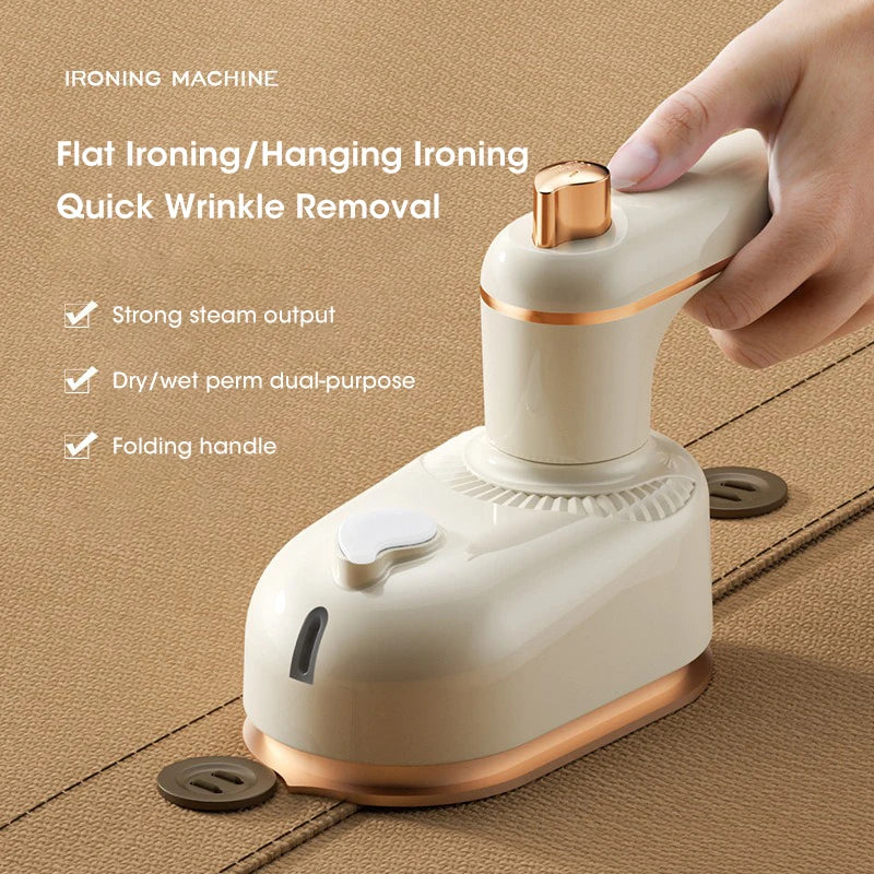 Mini Electric Irons Handheld Portable Home Travelling For Clothes Ironing T-Shirt Wet Dry Ironing Machine - Stereotech