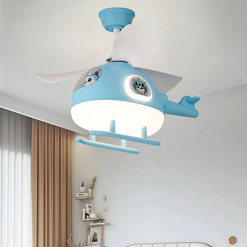 Modern ceiling fan lights, children&#39;s bedroom dining room ceiling fan lights, ceiling lights with led lights indoor lighting