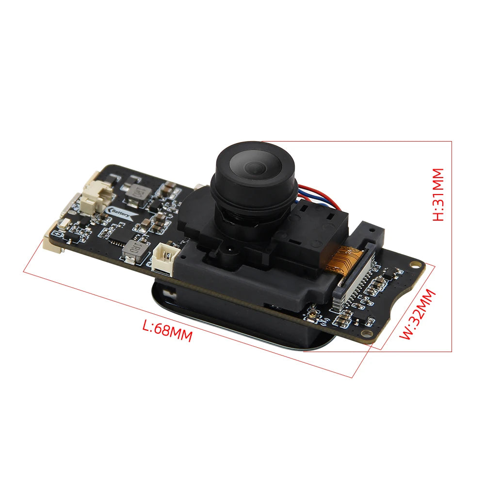 LILYGO® T-Camera-Plus-S3 ESP32-S3 Camera Development Board 2/5 Million Pixels IR-Cut Night Vision Module 1.3 Inch Touch Display