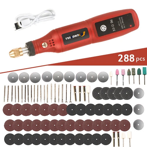 USB Cordless Drill Rotary Tool Woodworking Engraving Pen Mini Wireless Electric Drill For Jewelry Metal Glass Dremel Tools