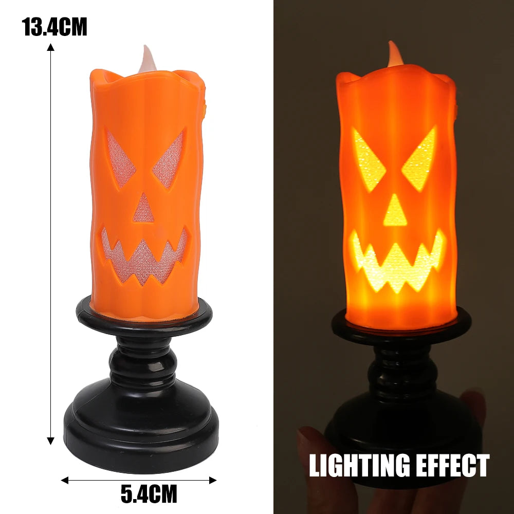 Flameless LED Candle Lights Battery Operated LED Electronic Wishing Tealight Halloween Christmas Party Table Decoration Lighting