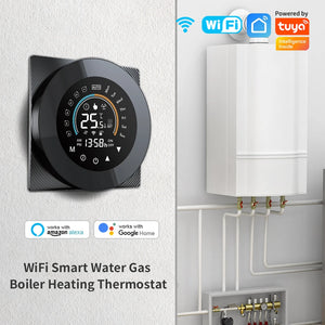 Tuya Wifi Thermostat Electric Floor Water/Gas Boiler Heating LCD Digital Touch Temperature Control Smart Life Google Home Alexa