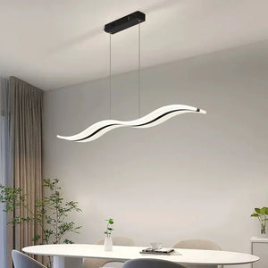 Modern LED Pendant Lamps Home Decor Long Chandelier Dinning Livingroom Restaurant Kitchen Office Lights Pendant Lights Fixtures