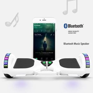 Smart  6.5" Electric scooter LED 2 Wheel Lights 250w*2 Self-balancing 2A battery hover board Off Road With Bluetooth